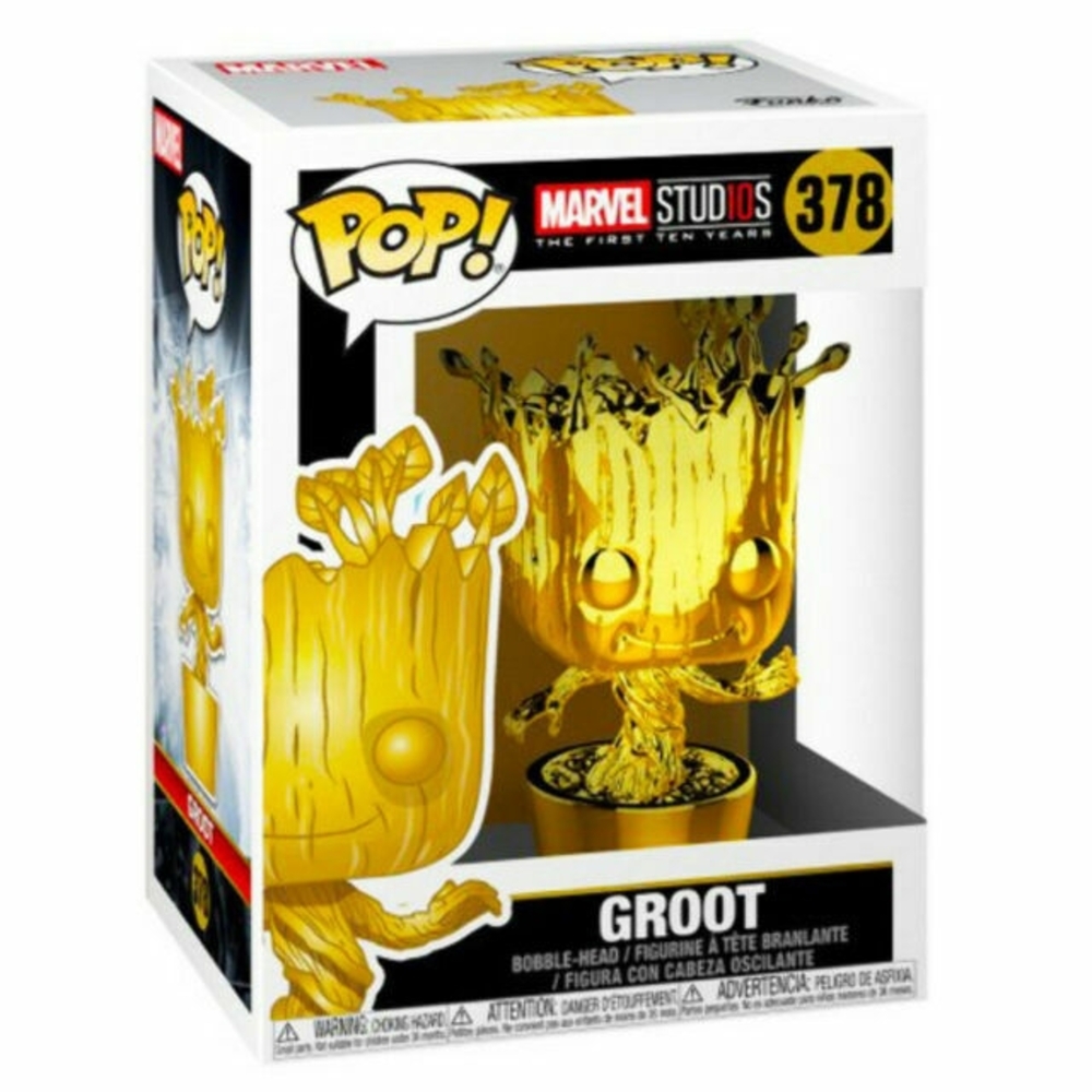 Funko Pop Groot in Shimmering Gold